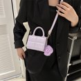 thumbnail image 4 of Bolso de diseño único y textura de influencer, nuevo modelo 2025, bolso de mujer para el verano, versátil y de moda, bandolera mini, bolso de mano pequeño y cuadrado., 4 of 10