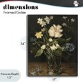 thumbnail image 4 of Stupell Industries Transitional Chrysanthemum & Flowers in Vase Black Framed Giclee Art, 11 x 14, by Vintage Hustle, 4 of 8