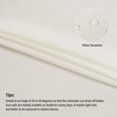 thumbnail image 2 of Vela de sombra NQ Rectangular 3 x 3 m Impermeable Anti-UV Blanca, 2 of 5