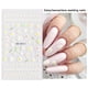 thumbnail image 4 of 5D Flores en Relieve Pegatinas de Uñas para Uñas Acrílicas, Calcomanías de Uñas de Flores Grabadas Primavera Verano Accesorios de Arte de Uñas Puntas Francesas Diseños de Uñas Adhesivo Flor Mariposa P kaili Sencillez, 4 of 4