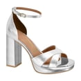 thumbnail image 1 of Sandalia VIZZANO 6551103 Mujer Vestir Metalico plateado 23, 1 of 6