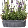 thumbnail image 4 of Vickerman 16" Artificial Lavender Flower Fern in Iron Pot., 4 of 4