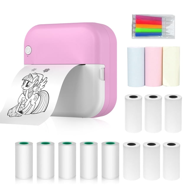 Mini impresora térmica multifunción, portátil, fabricante de pegatinas, foto instantánea, sin tinta