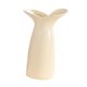 thumbnail image 5 of Jarrón decorativo de cerámica, soporte moderno para plantas, adorno de escritorio, jarrón decorativo hecho a mano para escritorio de boda, estante para chimenea Blanco, 5 of 8