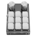 thumbnail image 3 of Wireless Programmable Shortcut Keyboard USB Bluetooth Dual Mode 9 Keys with Knobs Blue Switch for Office Games Music, 3 of 5