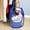 Blue, variant on GANSWAN Nylon and Steel Wire Pop-Up Laundry Hamper with Side Pocket, 2-Bag, Zipper Closure