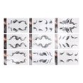 thumbnail image 4 of 9 hojas para tatuajes de flequillo de moda, resistentes al agua y con estilo atrevido para mujeres, 4 of 8