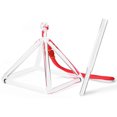 thumbnail image 1 of Transparent Crystal Singing Pyramid - 12-inch Sound Healing Instrument for Yoga & Meditation with Deep Resonant Vibrations, Smooth Surface, and Percussion Rod Included, 1 of 6