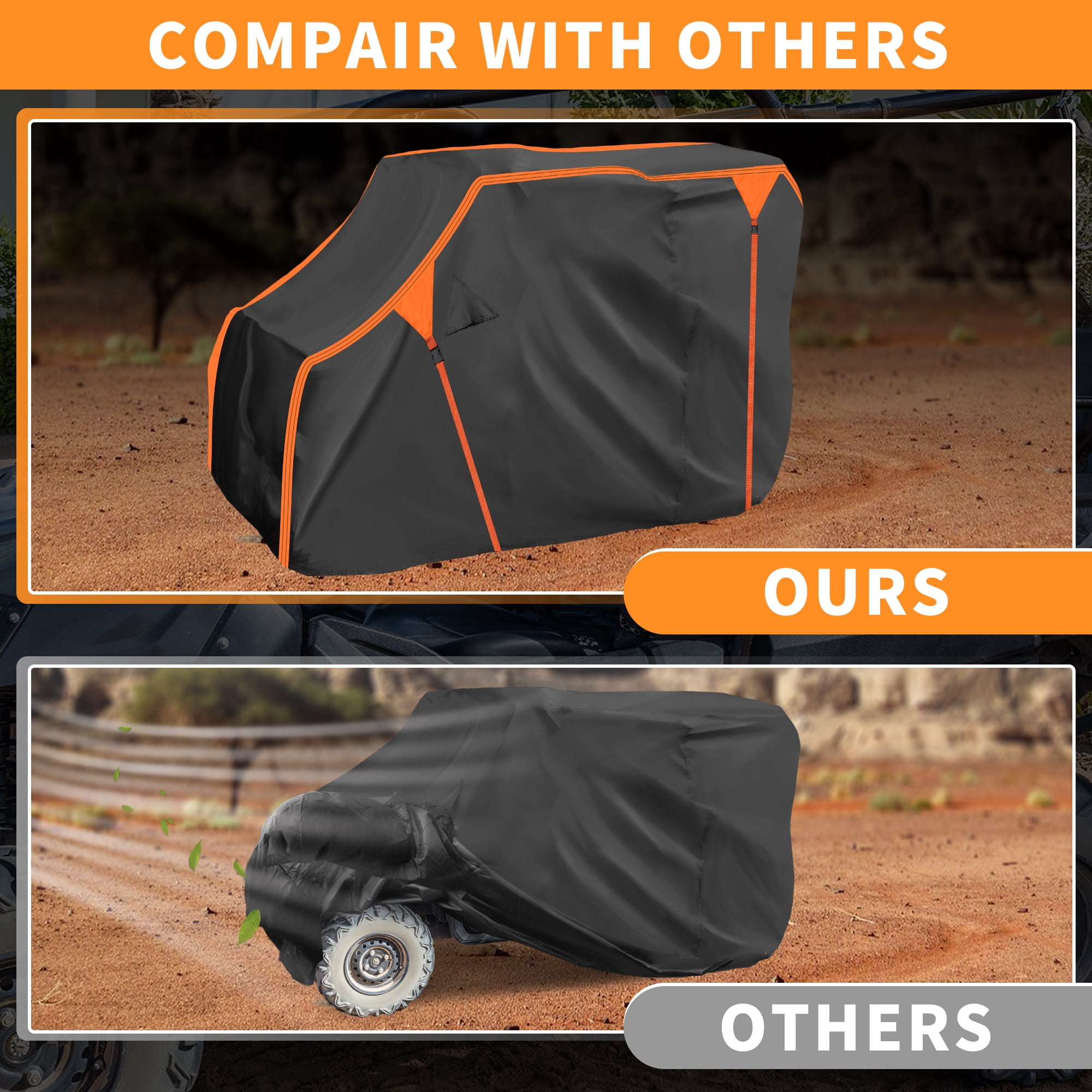 Unique Bargains UTV Cover for Honda Pioneer-1000 Outdoor Storage Protection