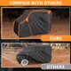 thumbnail image 4 of Cubierta UTV Unique Bargains para Honda Pioneer-1000 Impermeable Cubierta Lateral al Aire Libre Protección de Sol y Lluvia Almacenamiento 210D-PU Negro 298x160x195cm/117.3x63x76.8in(L*W*H), 4 of 6