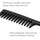 thumbnail image 5 of Wide Tooth Comb Detangling Hair Brush Wide Comb Barber Comb Hairdressing Hair Styling Comb Heat Resistant Anti-static Comb, 5 of 5