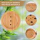 thumbnail image 2 of Jabonera de madera de bambú natural de 2 piezas, para cocina, baño, esponja, jabón, esponjas y más, 2 of 5