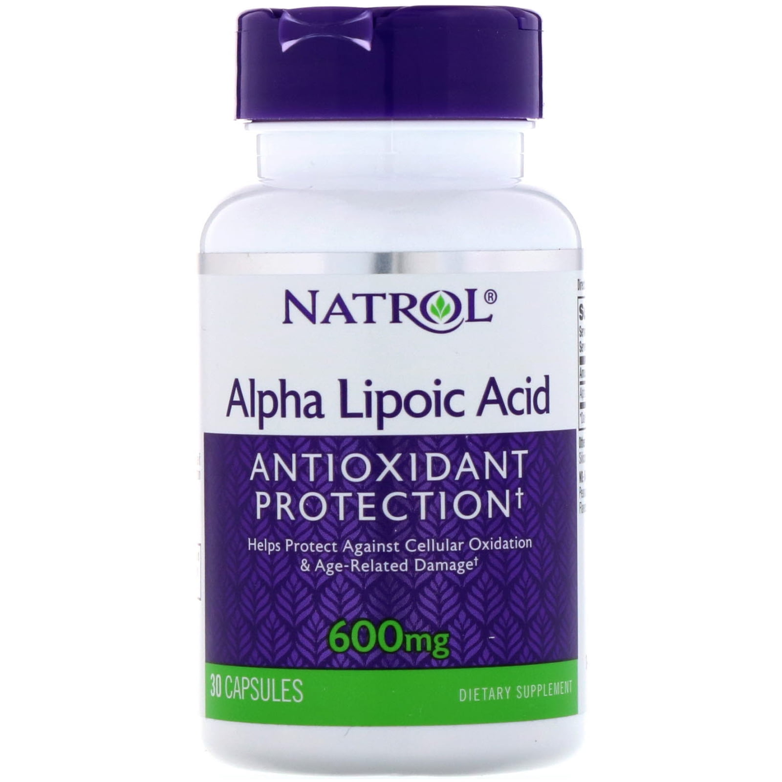Natrol Alpha Lipoic Acid 600 mg 30 Capsules