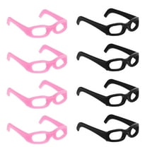 FRCOLOR 20 Pieces Mini ABS Doll Glasses for Dollhouse Decor with Assorted Colors 1.5 inch