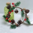 thumbnail image 4 of YIMWNYI Christmas Wreaths, PVC Red Fruit Garlands, Door and Window Decorations, Holiday Ornaments for Home, Festive Green Branches, Eco-Friendly Decor, 4 of 7