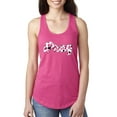 thumbnail image 1 of Wild Bobby, Pray Bubble Letters Inspirational/Christian Women Racerback Tank Top, Raspberry, Small, 1 of 6