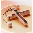 thumbnail image 2 of maskred 1 Pair Electronic Jump Speeds Skipping Rope Counter Workout Digital Cordless Counting Training Equipment Home Gym Pink 1Set, 2 of 6