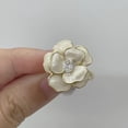 thumbnail image 5 of Elegant Camellia Flower Ring for Women CZ Diamond Floral Statement Ring Open Wrap Finger Band Wedding Anniversary Promise Rings Dainty Jewelry, 5 of 6