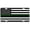 Black On White W Green, variant on JASS GRAPHIX Dispatcher Thin Yellow Line American Flag License Plate Matte Black on 1/8" Black Aluminum Composite Heavy Duty Tactical Patriot USA Car Tag