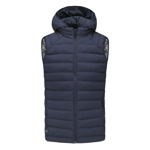 Chaleco térmico para hombre, chaleco acolchado para mujer, chaleco