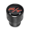 thumbnail image 2 of Dodge R/T Logo in Black on Black Aluminum Tire Valve Stem Caps, 2 of 5