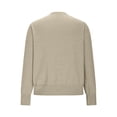 thumbnail image 5 of Smsaxvxz Sweaters for Women Fall Fashion V Neck Long Sleeve Soft Loose Knit Winter Pullover Tops Khaki 2XL, 5 of 5