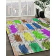 thumbnail image 2 of Ahgly Company Indoor Rectangle Patterned Sage Green Novelty Area Rugs, 4' x 6', 2 of 6
