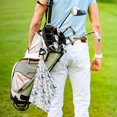 thumbnail image 5 of Honeii Butterfly Print Golf Towel, Golf Towels for Golf Bag with Carabiner Clip, Tri-fold Waffle Pattern Golf Towel, 5 of 6