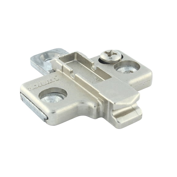 Blum Rok Hardware Silvertone Metal Die-cast Mounting Plate (10 Pack)
