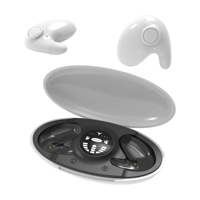 Mini auriculares intrauditivos con cancelación de ruido integrada V5.3 Blanco
