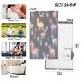 thumbnail image 6 of Yayeee 100% Cotton Hand Towels for Bathroom 16" x 28" Soft Absorbent Kitchen Towel, Neon Llamas Pattern, 6 of 7