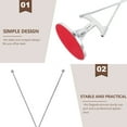 thumbnail image 3 of unbranded Desktop Flagpole De Metal Color Para Oficina Con Base Estable Y, 3 of 8