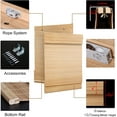thumbnail image 5 of LazBlinds Cordless Bamboo Roman Shades, Light Filtering Window Treatment, Roll Up Bamboo Blinds for Windows, 31'' W x 60'' H, 5 of 6