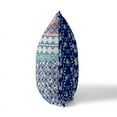 thumbnail image 2 of Bouquet Haven Throw Pillow with Removable Cover in Blue 18x18, 2 of 6