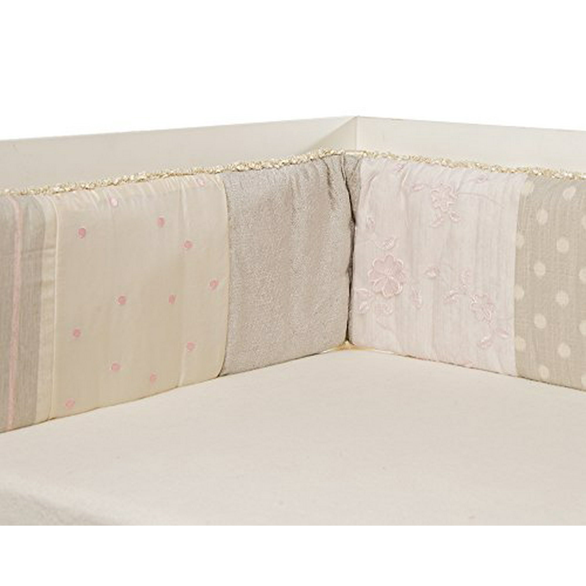 Glenna Jean Contessa Crib Bumper Pinkcream Walmart Canada