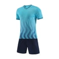 thumbnail image 3 of Trikvn Youth Boys Gym Outfit 2 Piece Workout Shirt and Athletic Shorts Set Relaxed Fit Elastic Waist Quick Dry Breathable Material for Soccer Summer Activewear, 3 of 6