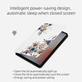 thumbnail image 4 of K-Lion Folio Flip Case for iPad 9th 8th 7th Generation 10.2 inch 2021 2020 2019 Release,Lightweight Slim Shockproof Case Soft TPU Stand Smart Leather Cover for iPad 9th/8th/7th Gen,White Flower Bush, 4 of 7