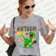 thumbnail image 5 of Camiseta de autismo Rex, camisetas del mes de concientización sobre el autismo, camisetas de dinosaurios, camisetas de manga corta rosa para mujer, camisetas unisex Y2k, ropa para mujer, 5 of 5