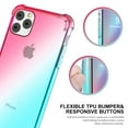 thumbnail image 4 of TORUBIA For iPhone 11 6.1 Inch Case Soft TPU Thicken Scratch Resistance Color Gradient Phone Back Cover Pink-green, 4 of 9