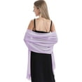 thumbnail image 2 of Chales y envolturas de gasa para vestidos de noche para mujer, elegante bufanda suave para novia, estola de boda, 2 of 3