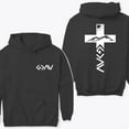 thumbnail image 2 of Unisex Christian Hoodie, “God Is Greater Than the Highs and Lows” Double-Sided Faith Graphic Pullover, Religious Hoodie for Men and Women, Sizes S–5XL, 2 of 7