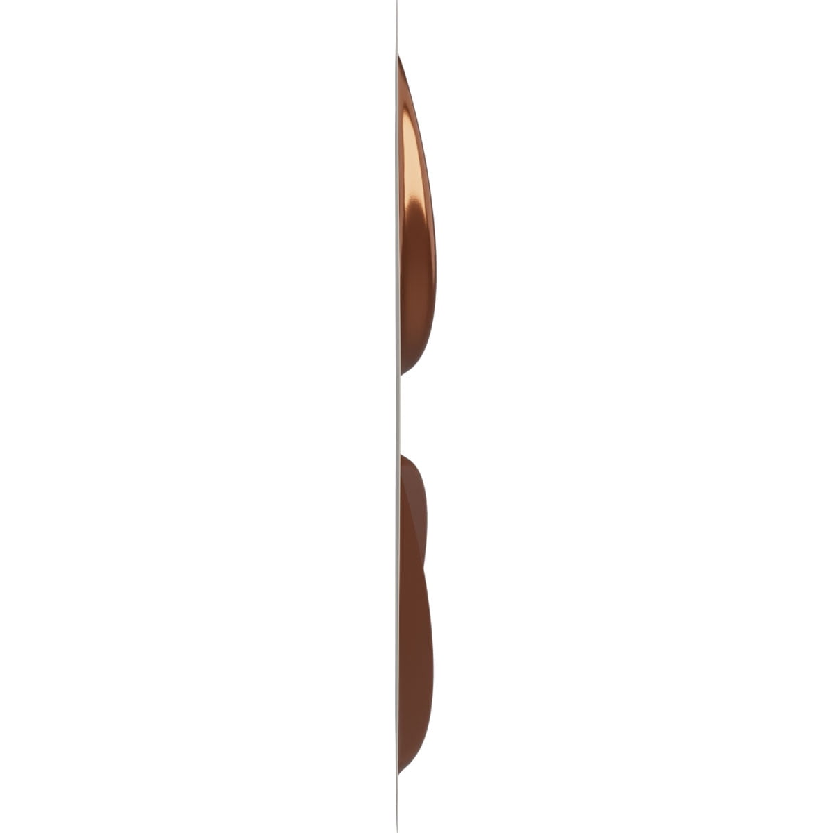 19 5/8"W x 19 5/8"H Pinwheel EnduraWall Decorative 3D Wall Panel, Bright Coat Copper (Covers 2.67 Sq. Ft.)
