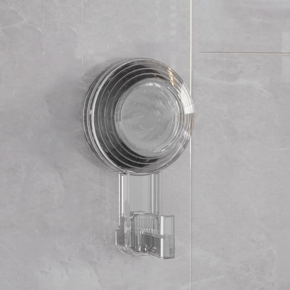 Removable Vacuum Suction Cup Hooks - Heavy Duty Waterproof Shower Hooks for Bathroom, Door, Windows, and Kitchen, No Drilling Required