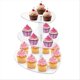 thumbnail image 3 of 3 Tier Cupcake Stand with Base, Cake Stand, Cupcake Tower Stand, 3 of 5