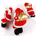thumbnail image 2 of IFANLANDOR Santa Claus Climbing Rope Ladder Christmas Ornament Red Cloth for Holiday Tree Decor, 2 of 7