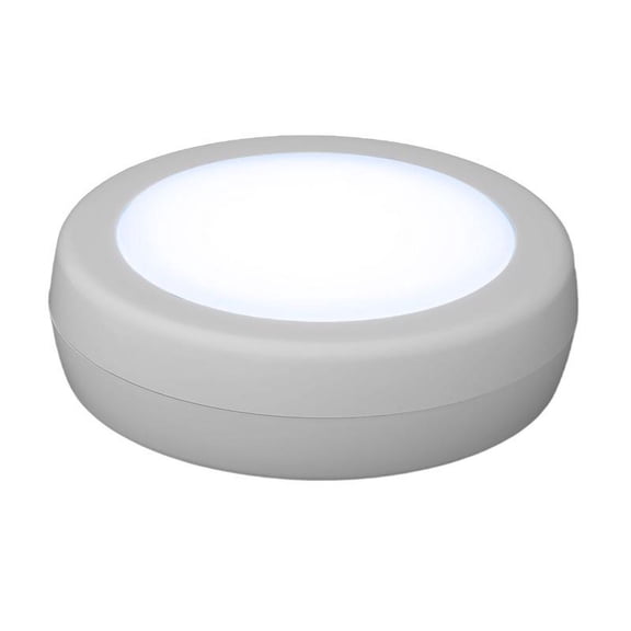 Westek BL-PCCT-W1 Dimmable LED Puck Light, Battery Operated, White, 2-Pk. - Quantity 1