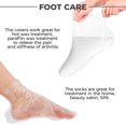 thumbnail image 2 of Calcetines hidratantes desechables para pies, 100 unidades, calcetines hidratantes para pies, calcetines de plástico para pedicura, calcetines de spa para pies para mujer, calcetines medicados con ce TUNC Sencillez, 2 of 5