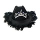 thumbnail image 1 of Sombrero de vaquero, sombrero para el sol, sombrero de vaquera, gorras fedoras, cuello ajustable, sombrero de jazz con cordón negro, 1 of 9