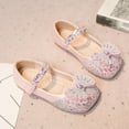 thumbnail image 5 of MEZZALL Girls Shoes With Soft Soles Children Closed Toe Bowknot Princess Daily Trendy Casual Kids Everyday Solid Color Beach Sweet Retro Breathable Toddler Footwear, 5 of 8