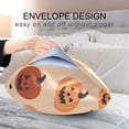 thumbnail image 4 of Yayeee Pillowcase Standard Size Set of 2 Satin Wrinkle Resistant Pillow Case, Colorful Halloween Pumpkin Pattern, 4 of 7